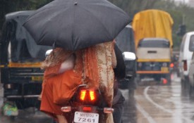 Image: Students may enter the competition with an idea for a business or social venture and win $100,000 to pursue the project. Tufts undergraduates won last year for their weather protection product, which protects South Asian motorcycle riders from rain and wind.